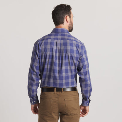 Dark Bluebonnet & Tan | On Model | Back