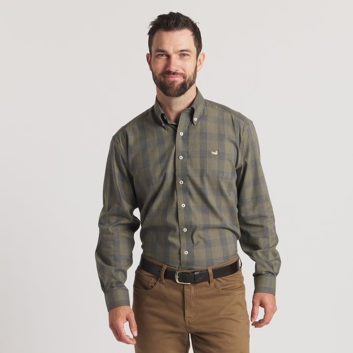 Dark Olive & Navy | On Model | Front