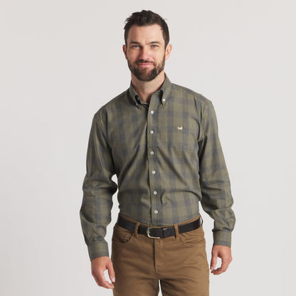 Dark Olive & Navy | On Model | Front