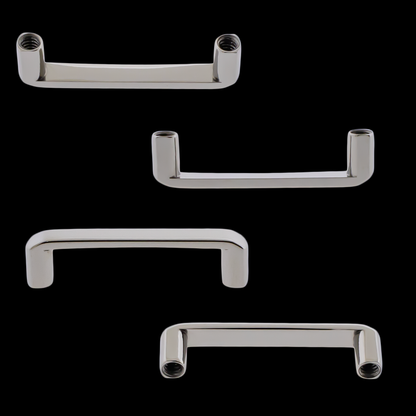 Titanium Internally Threaded Flat Surface Barbell – Bar Only - Khrysos Jewelry