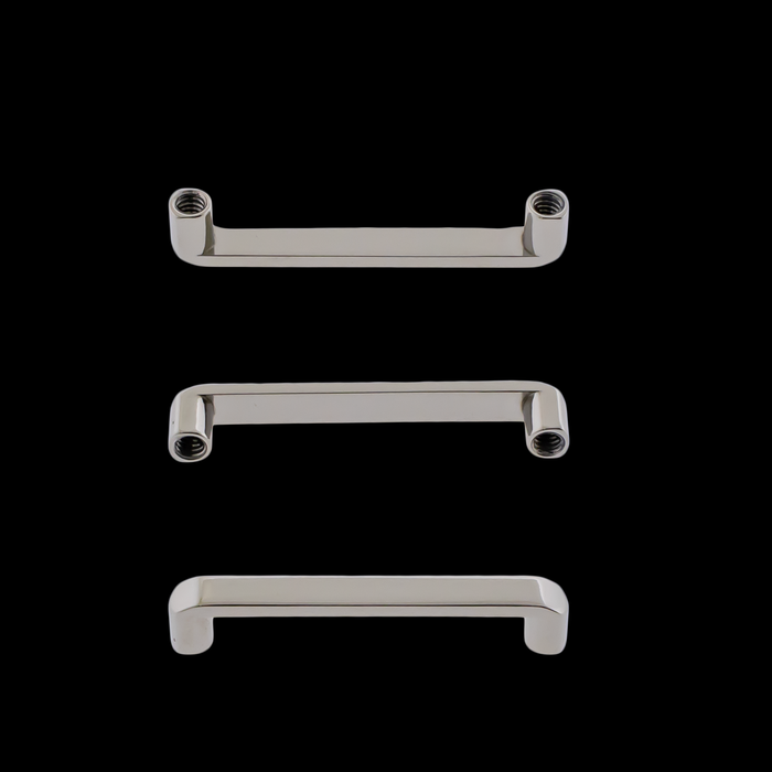 Titanium Internally Threaded Flat Surface Barbell – Bar Only - Khrysos Jewelry