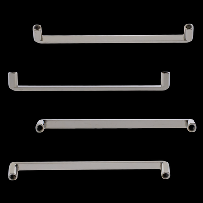 Titanium Internally Threaded Flat Surface Barbell – Bar Only - Khrysos Jewelry