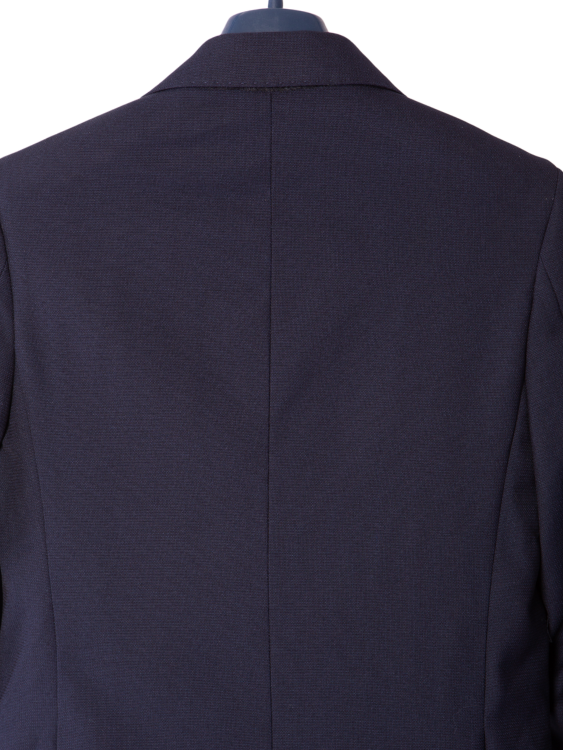 T.O Boys Navy Blue Slim Fit 2 Piece Suit
