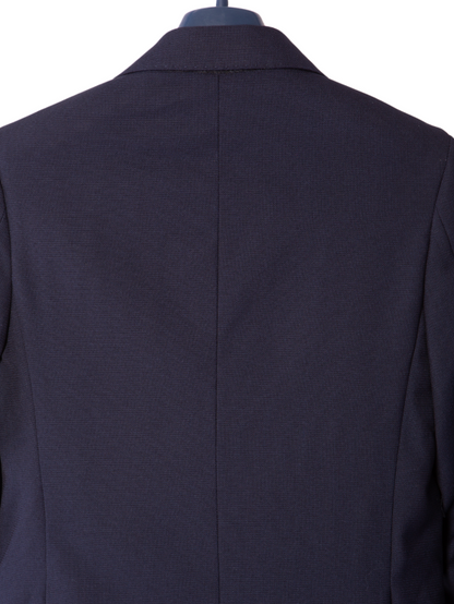 T.O Boys Navy Blue Slim Fit 2 Piece Suit