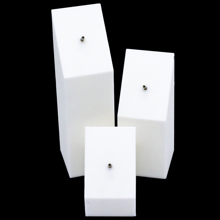 Tower Display Stand Set- 3 Pcs- 16G Threaded Ends - Khrysos Jewelry