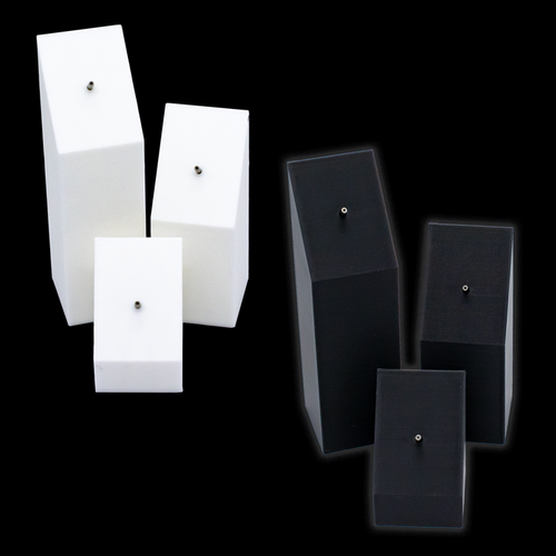 Tower Display Stand Set- 3 Pcs- 16G Threaded Ends - Khrysos Jewelry