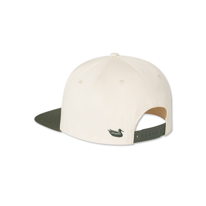 Hunter Green & White Twill | Back