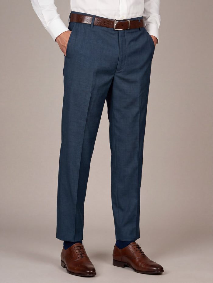 Trivero Blue Tailored Fit Trouser
