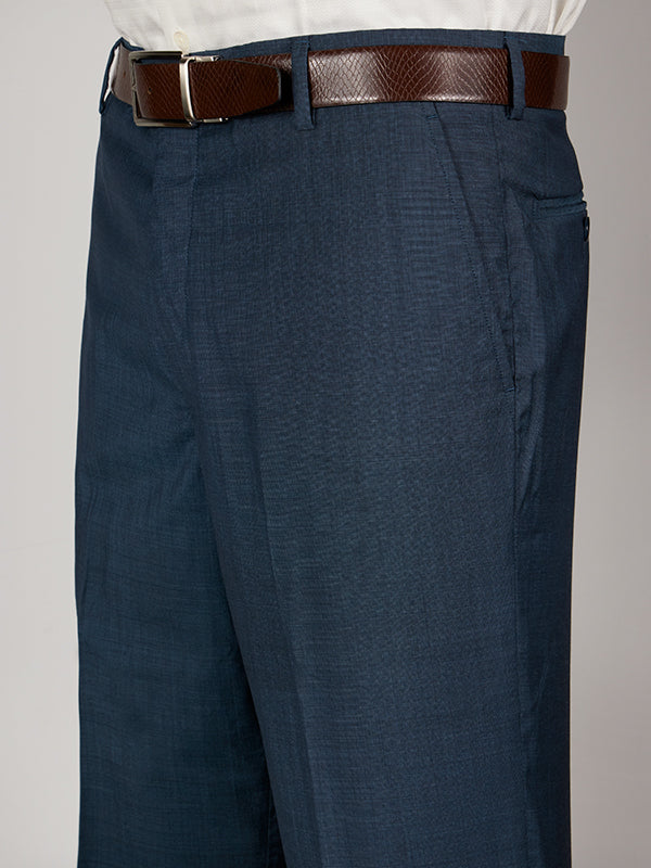 Trivero Blue Tailored Fit Trouser