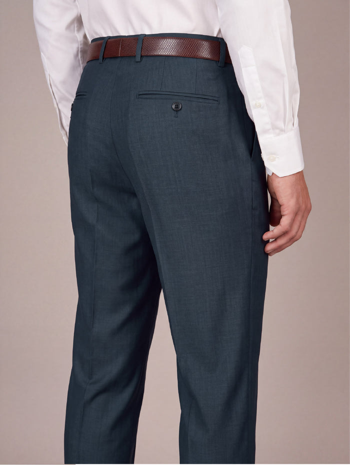 Trivero Blue Tailored Fit Trouser