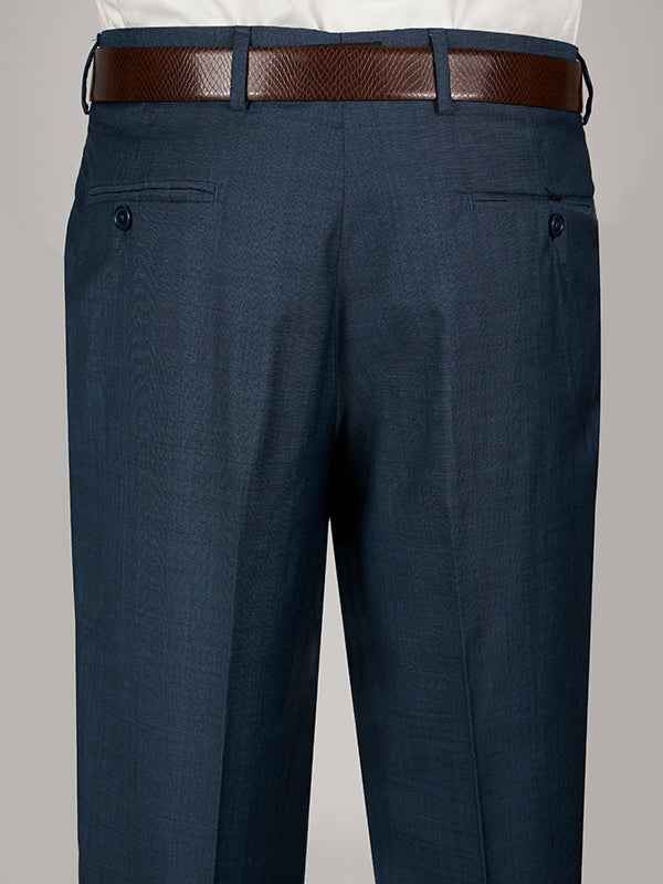 Trivero Blue Tailored Fit Trouser