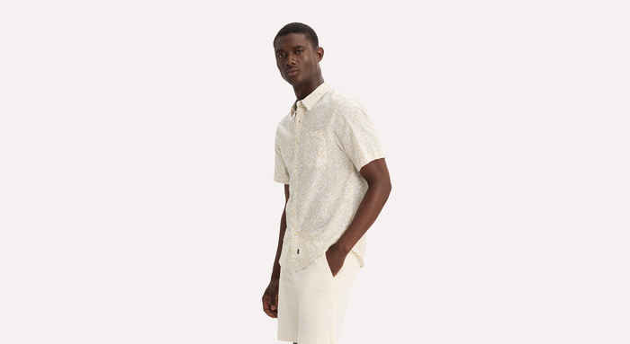 View of model wearing Pintura Ultimate Shirt, Regular Fit.