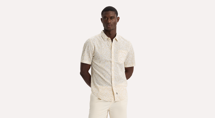 View of model wearing Pintura Ultimate Shirt, Regular Fit.