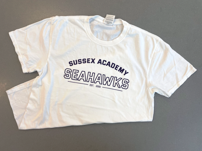 Unisex Short Sleeve College Style