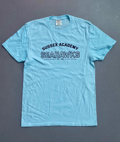 Unisex Short Sleeve College Style