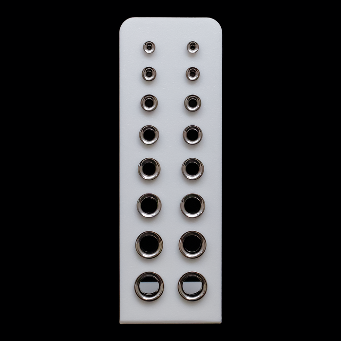 Upright Plug Display | Eco-Conscious Polylactide | 8G–00G Showcase - Khrysos Jewelry