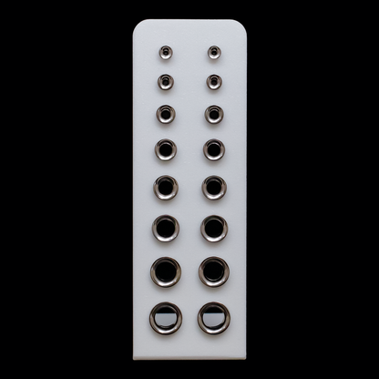 Upright Plug Display | Eco-Conscious Polylactide | 8G–00G Showcase - Khrysos Jewelry