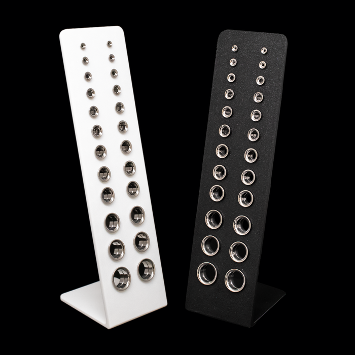 Titanium Double Flare Tunnels - Internally Threaded - Khrysos Jewelry