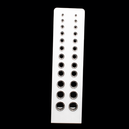Titanium Double Flare Tunnels - Internally Threaded - Khrysos Jewelry