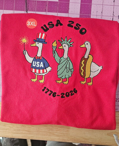 USA 250 Independance Day Goose T-Shirt