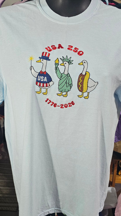 USA 250 Independance Day Goose T-Shirt