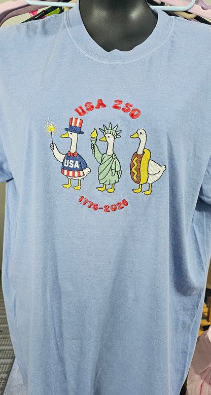 USA 250 Independance Day Goose T-Shirt