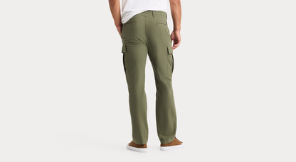 Back view of model wearing Camo Utility Cargo Pant, Straight Fit.