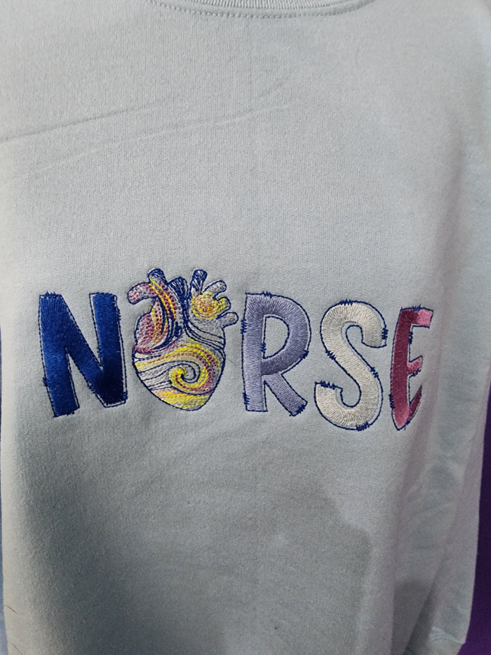 VanGogh Inspired Heart Nurse Hoodie