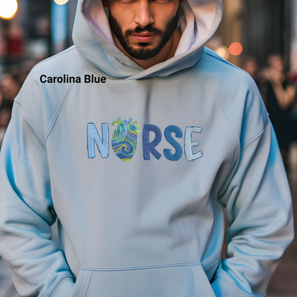 VanGogh Inspired Heart Nurse Hoodie