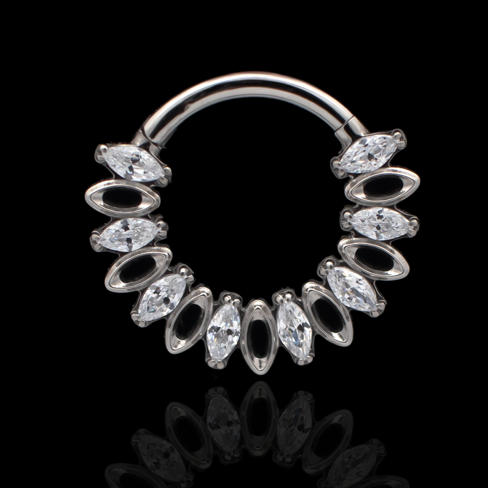 Veil - Hinged Ring - Khrysos Jewelry