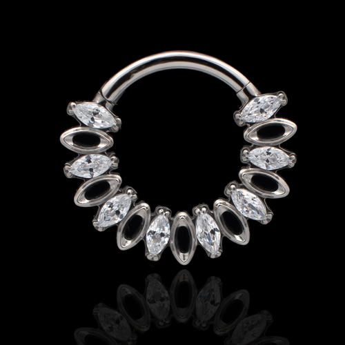 Veil - Hinged Ring - Khrysos Jewelry