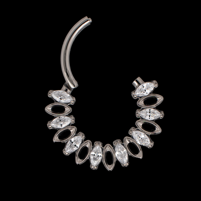 Veil - Hinged Ring - Khrysos Jewelry
