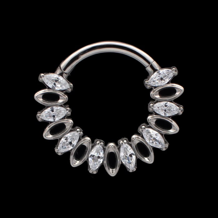 Veil - Hinged Ring - Khrysos Jewelry