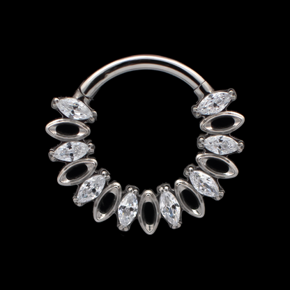 Veil - Hinged Ring - Khrysos Jewelry