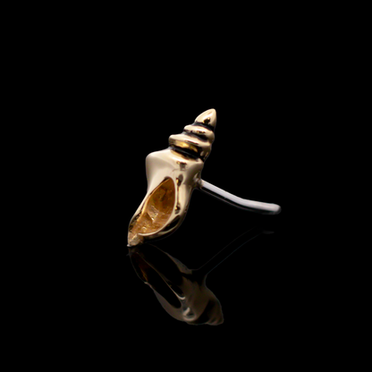 Vela - 18kt Gold Threadless End - Khrysos Jewelry