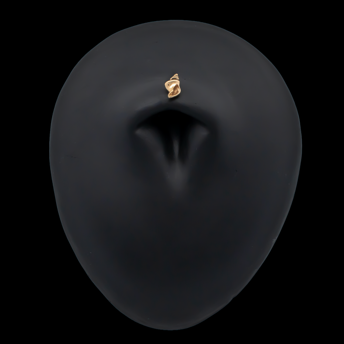 Vela - 18kt Gold Threadless End - Khrysos Jewelry