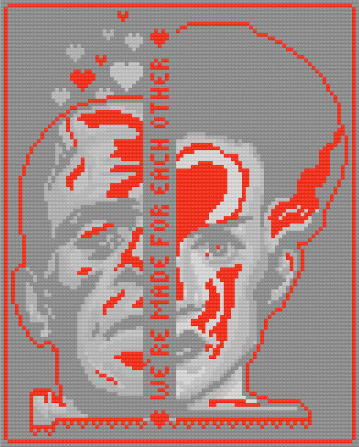 We're Made For Each Other | Pixel Charted | Ready To Ship