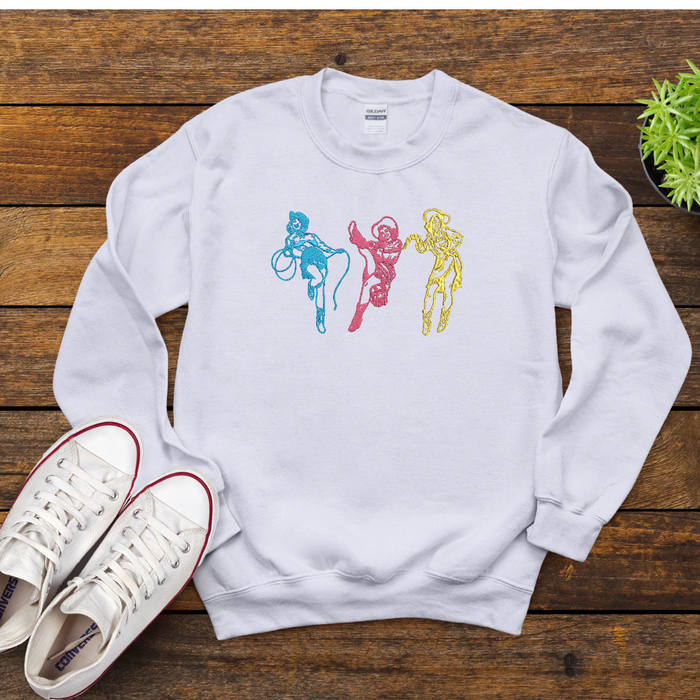 Western Gals Embroidered Crewneck