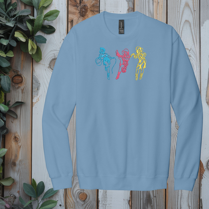 Western Gals Embroidered Crewneck