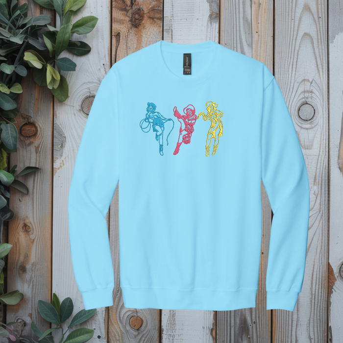 Western Gals Embroidered Crewneck