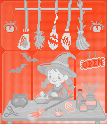 Witchy Broom Shop | Pixel Charted