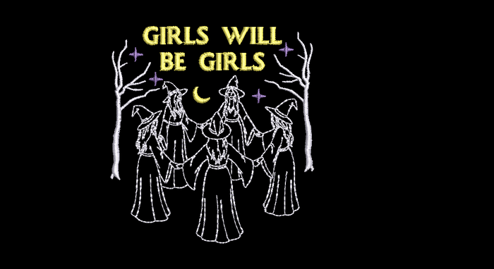 Witchy "Girls Will Be Girls" Tee