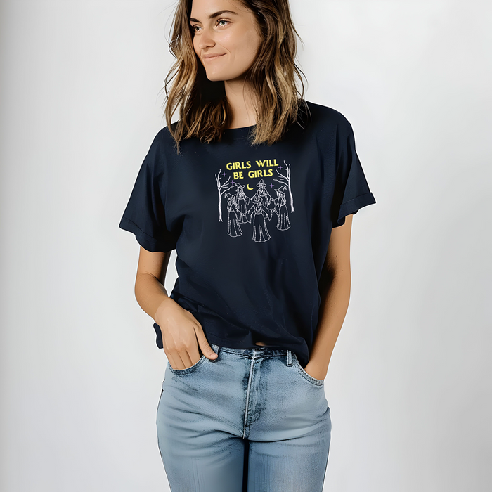 Witchy "Girls Will Be Girls" Tee