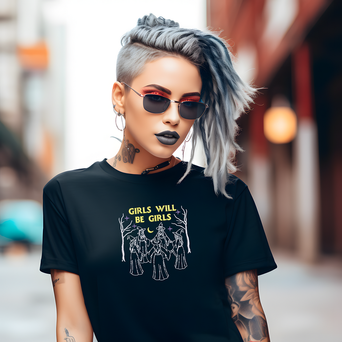 Witchy "Girls Will Be Girls" Tee