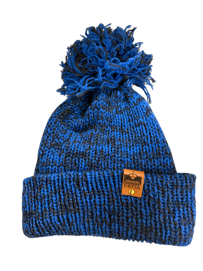 Wool Bobble Hat - Anam na Mara Edition - Gorm Loch
