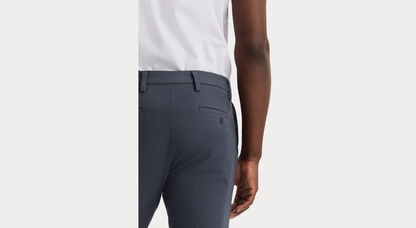 View of model wearing Harris India Ink Workday Khakis, Slim Fit.