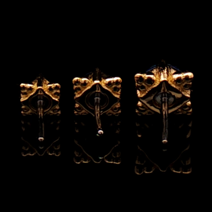 Wren - 18kt Gold Threadless End - Khrysos Jewelry