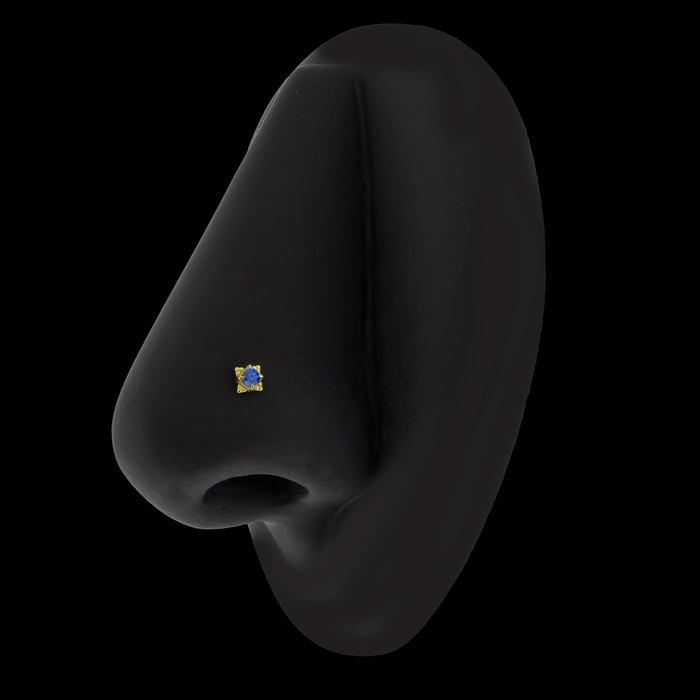 Wren - 18kt Gold Threadless End - Khrysos Jewelry