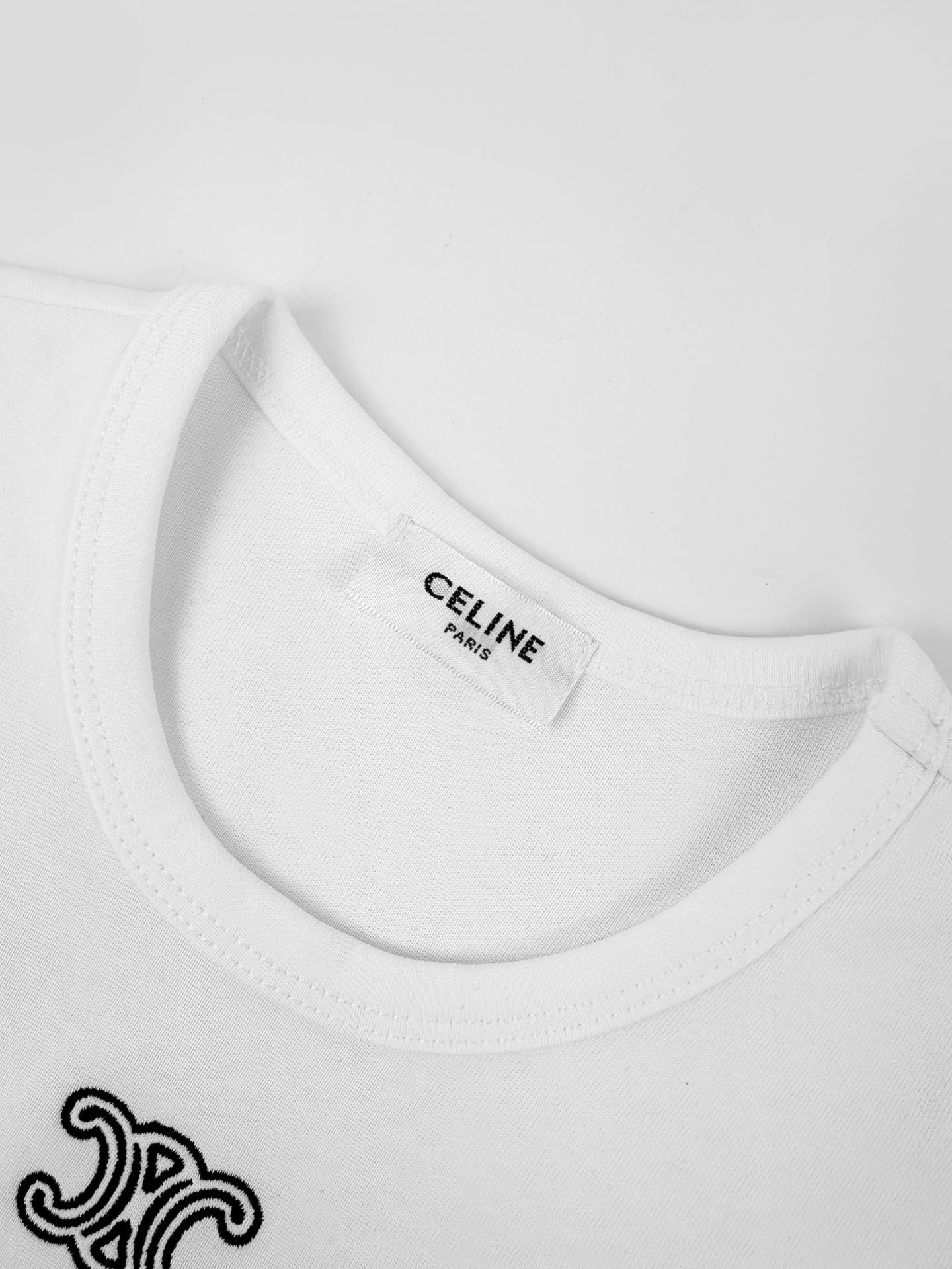 2026 Women’s Ce Logo Embroidered Short-Sleeved T-Shirt (EE401)