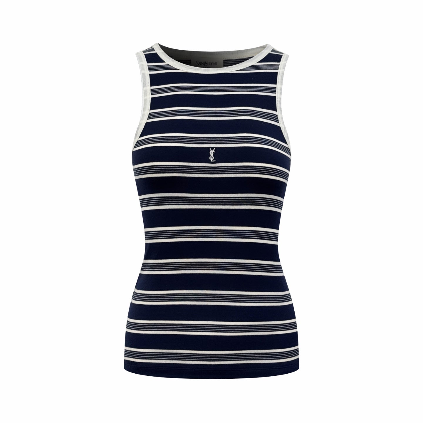 2026 Women’s Saint L Logo Embroidered Striped Tank Top (FF728)